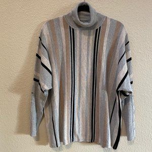 SALE! Joseph A Striped Turtleneck Sweater XL